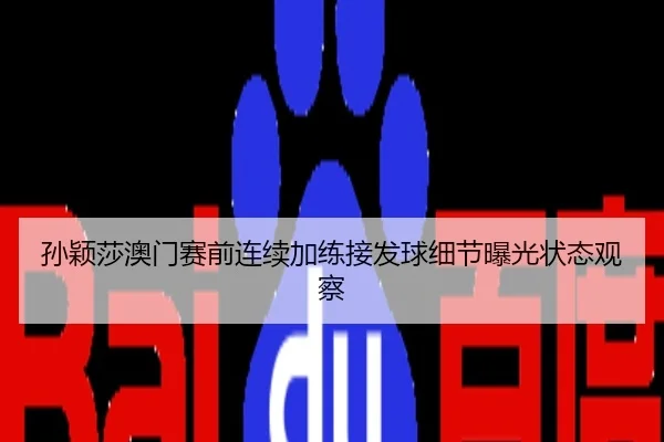孙颖莎澳门赛前连续加练接发球细节曝光状态观察